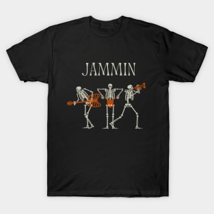 SKELETONS PLAYING MUSIC T-Shirt